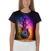 Note to Self Crop Tee - Women's Music-Inspired Print Top - Beyond T-shirts